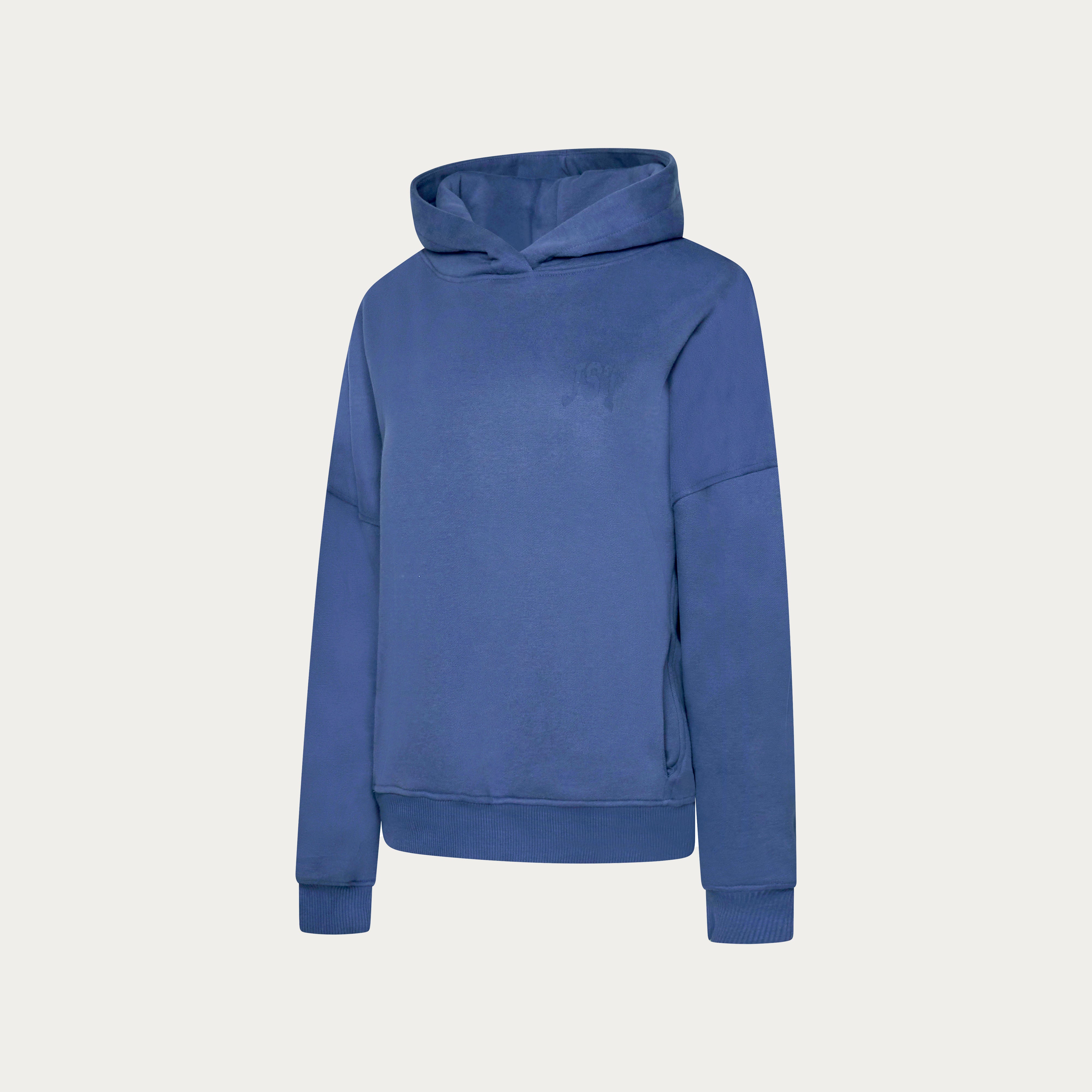 Throw On Oversized Hoodie - Vintage Indigo