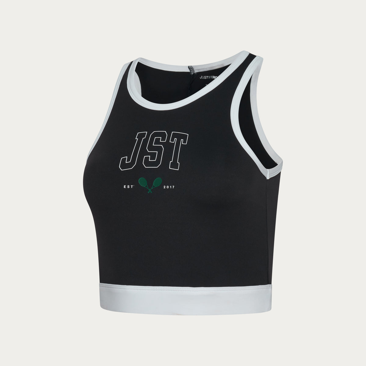 Ace Cropped Vest - Black/White