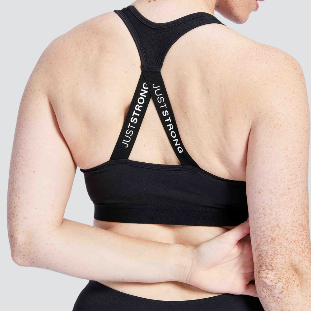 Motion Medium Support Bra - Deep Black