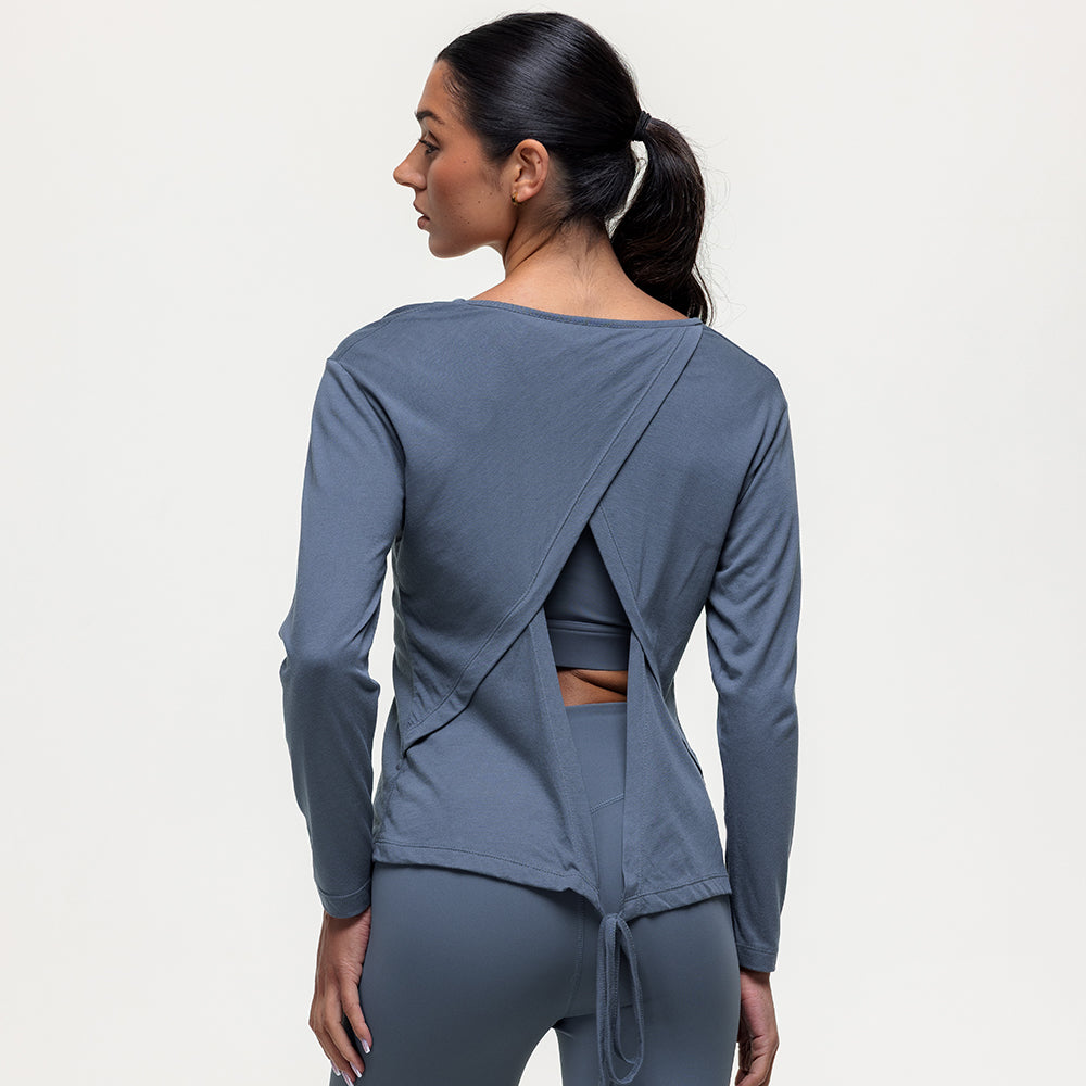 Flow Long Sleeve Tee - Graphite