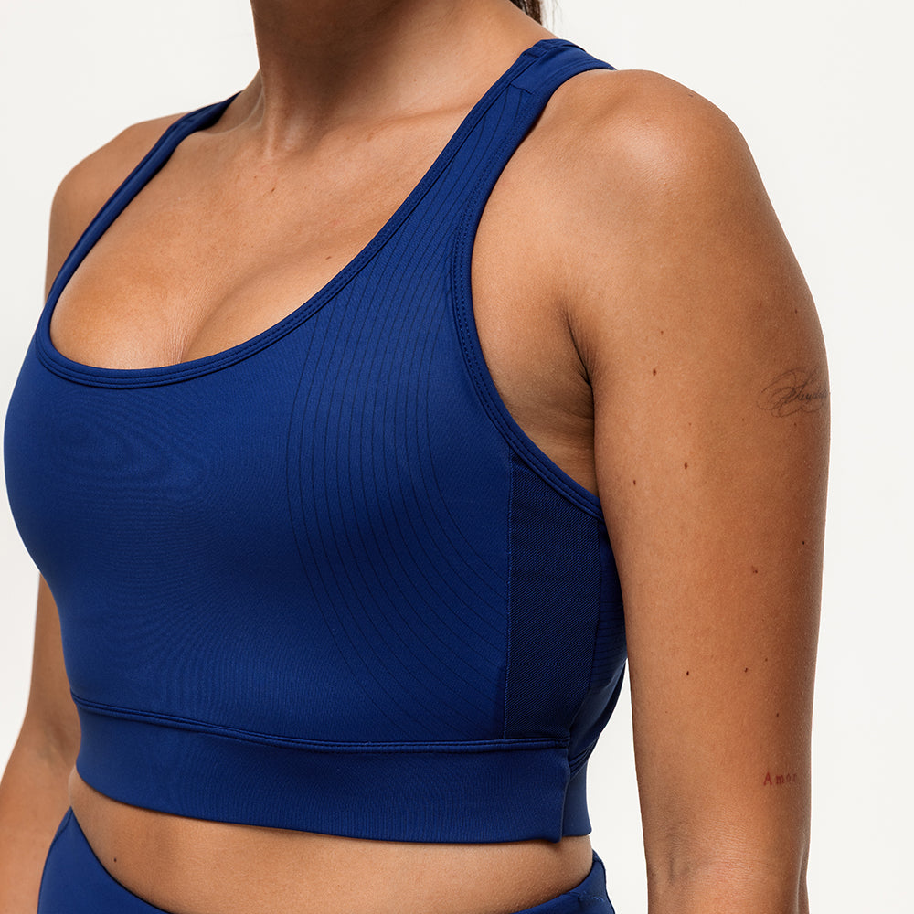 Agility Workout Bra - True Navy