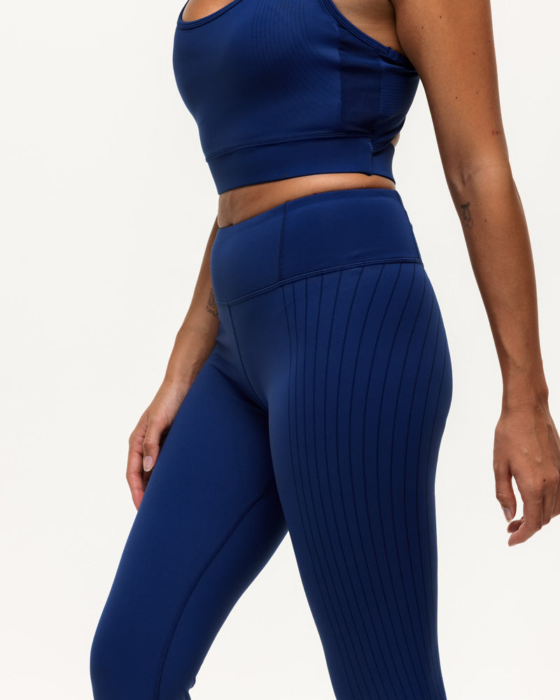 Agility Workout Leggings - True Navy