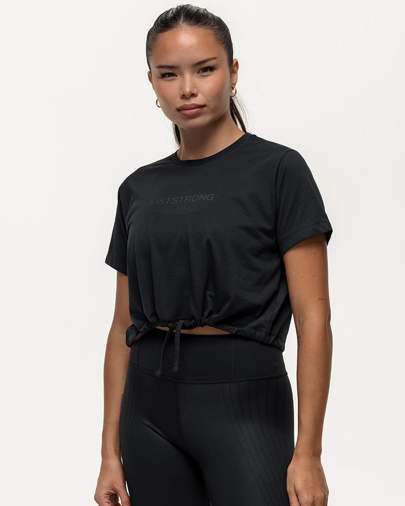 Everyday Drawstring Tee - Black Onyx