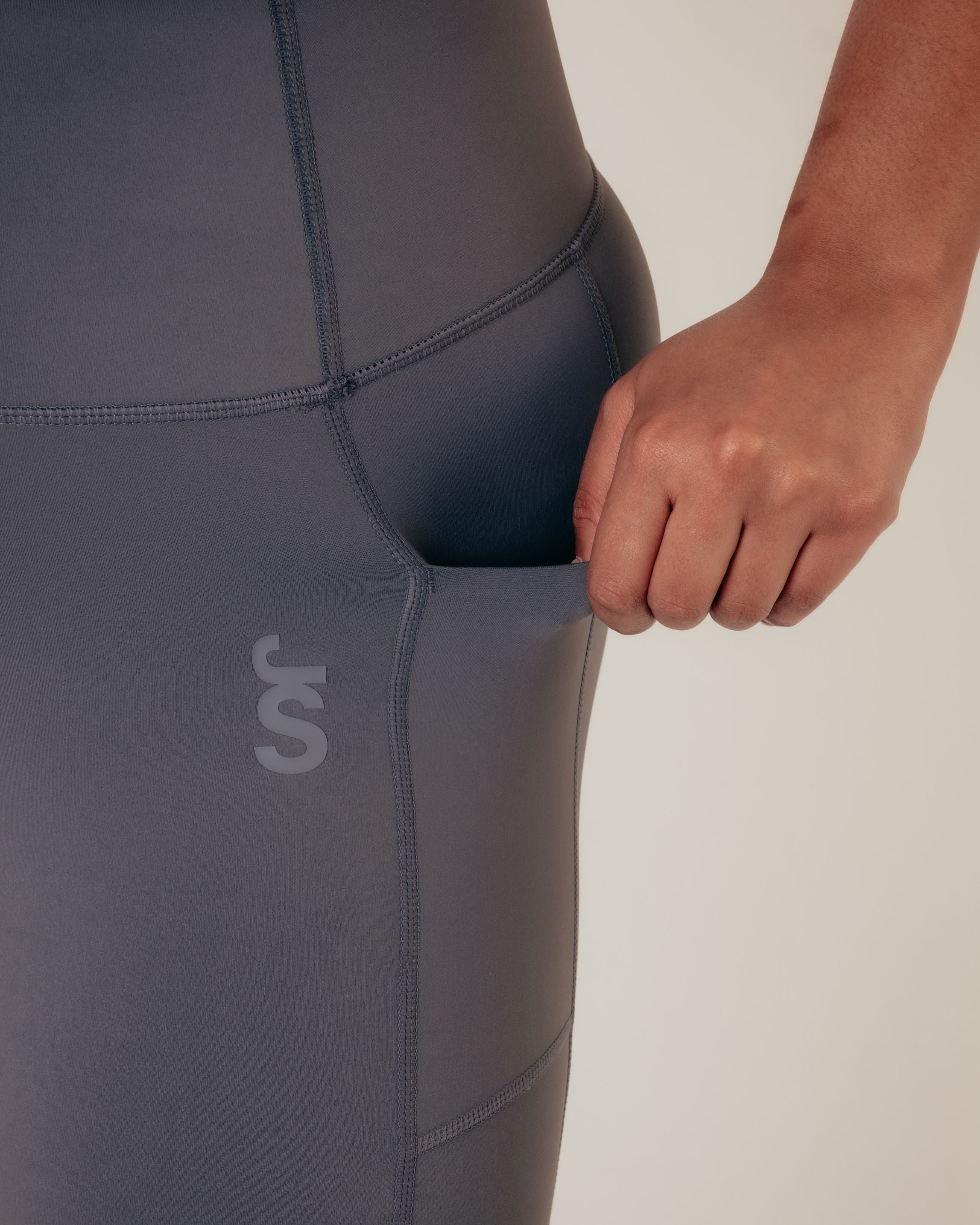 Sculpt 7/8 High Rise Training Leggings - Slate