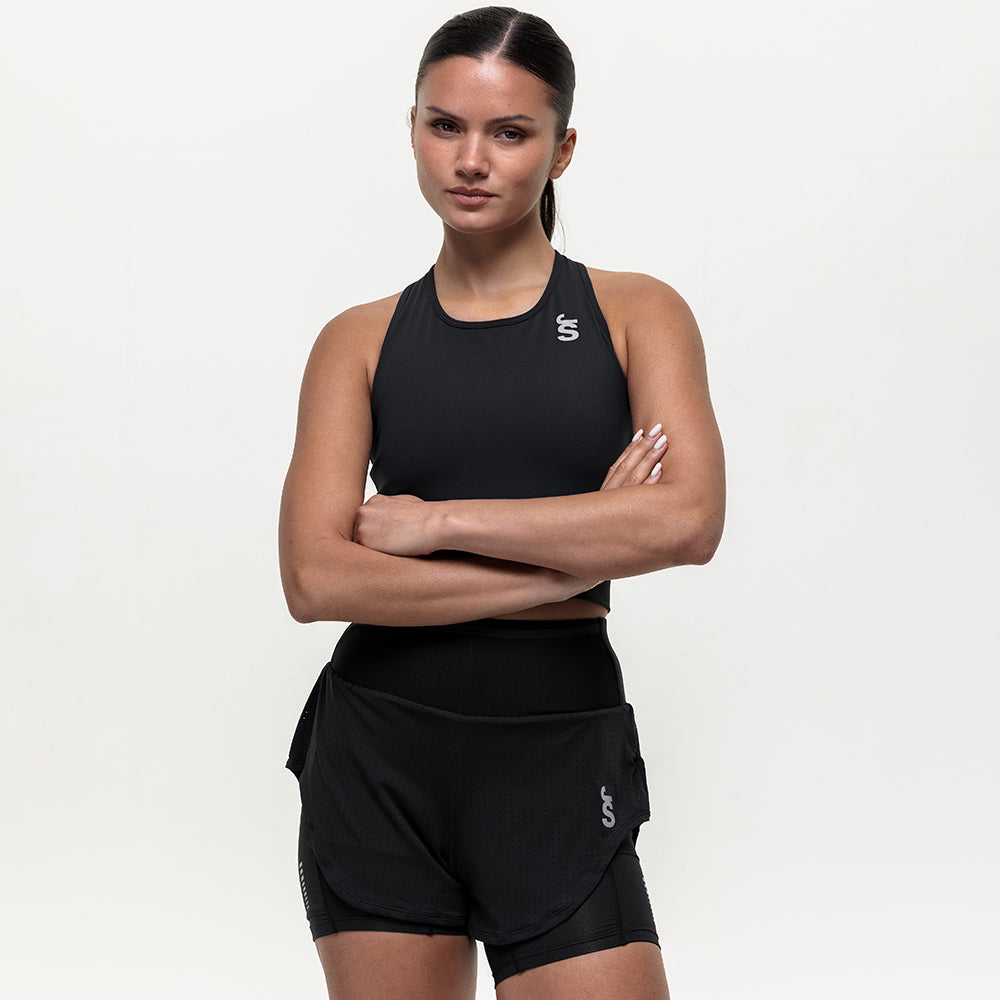 Run Mesh 2-in-1 Short - Black Onyx