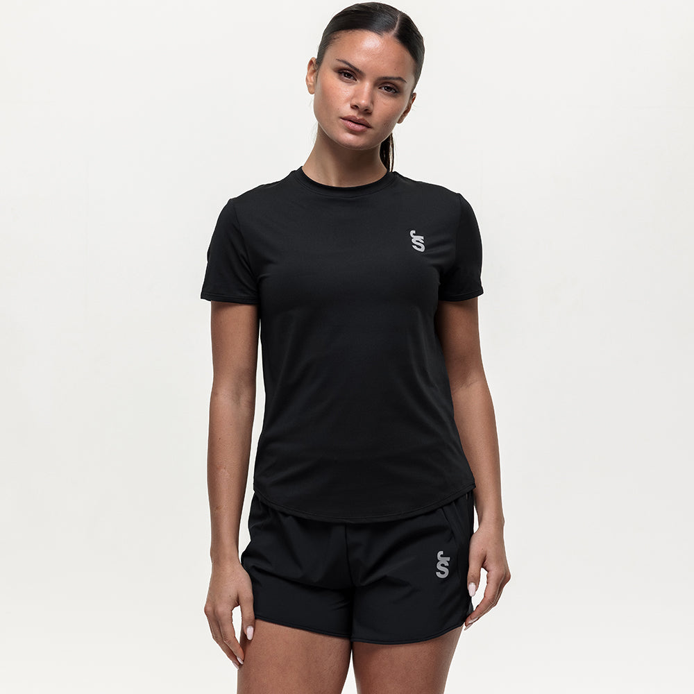 Tempo Lite High Rise Short - Black Onyx