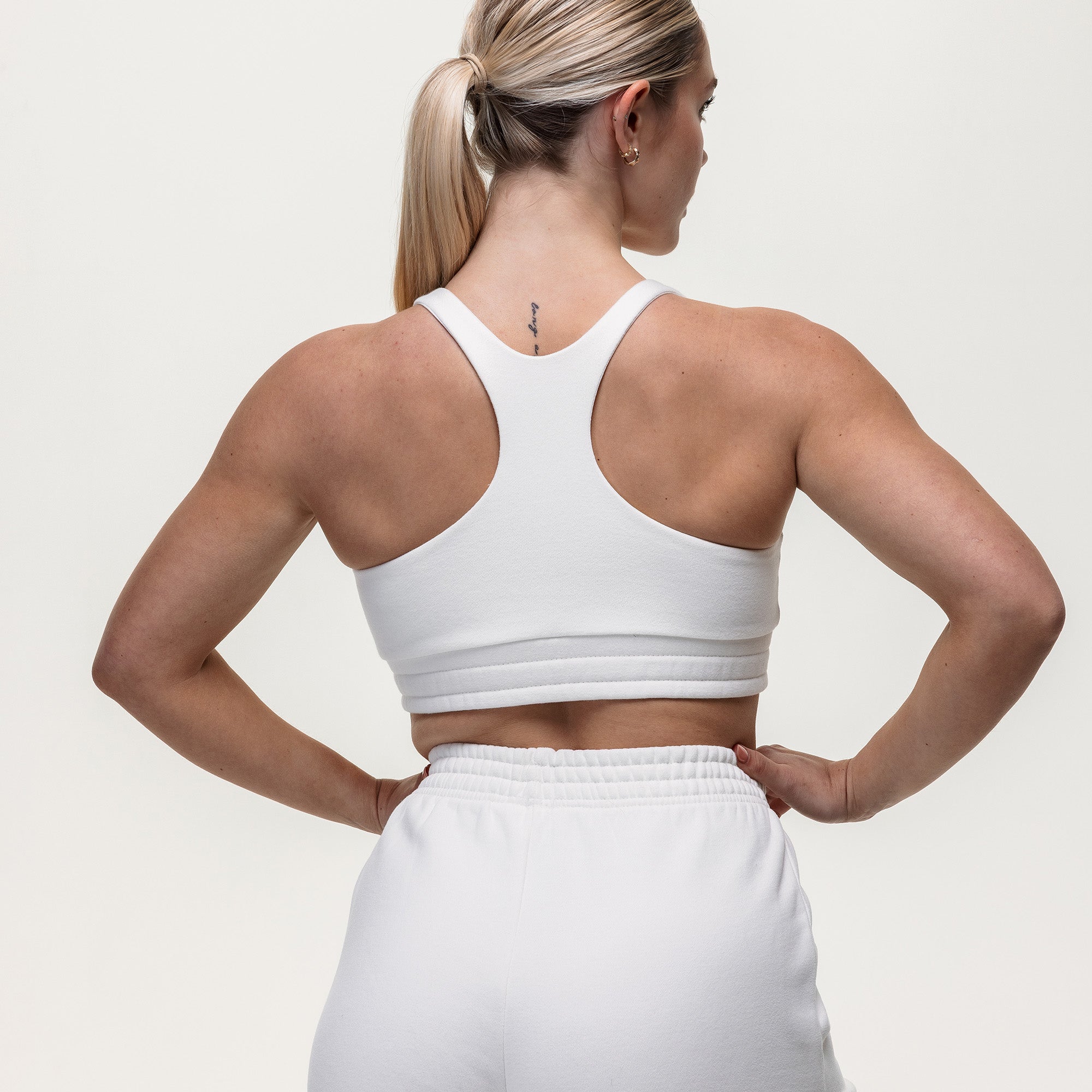 Timeout Sweatshirt Bralette - Vintage Stone