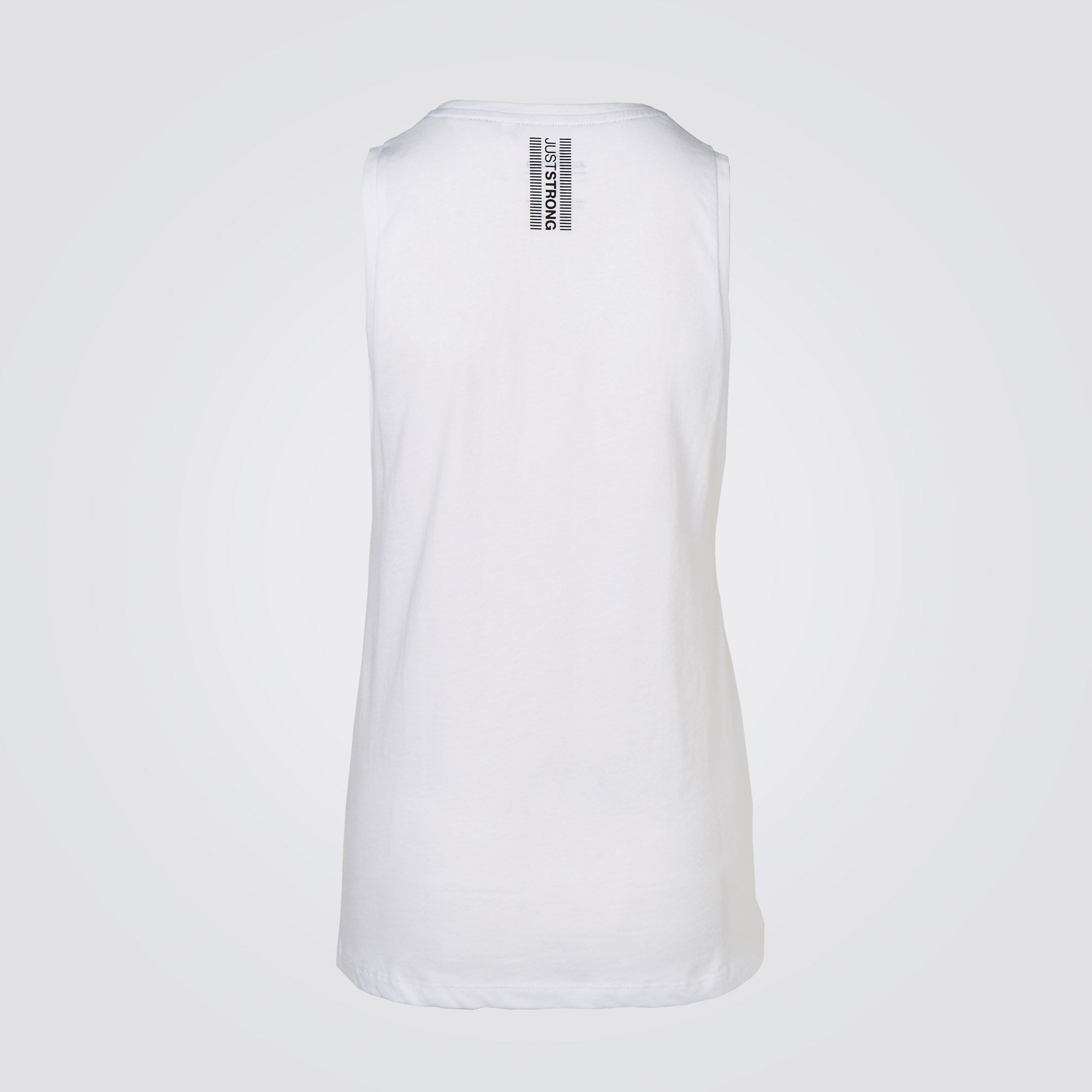 White Athletic Box Tank