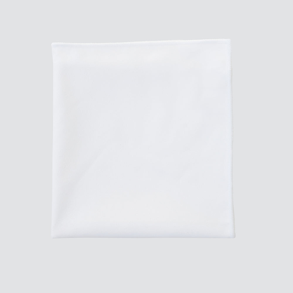 Ivory White Microfibre Towel