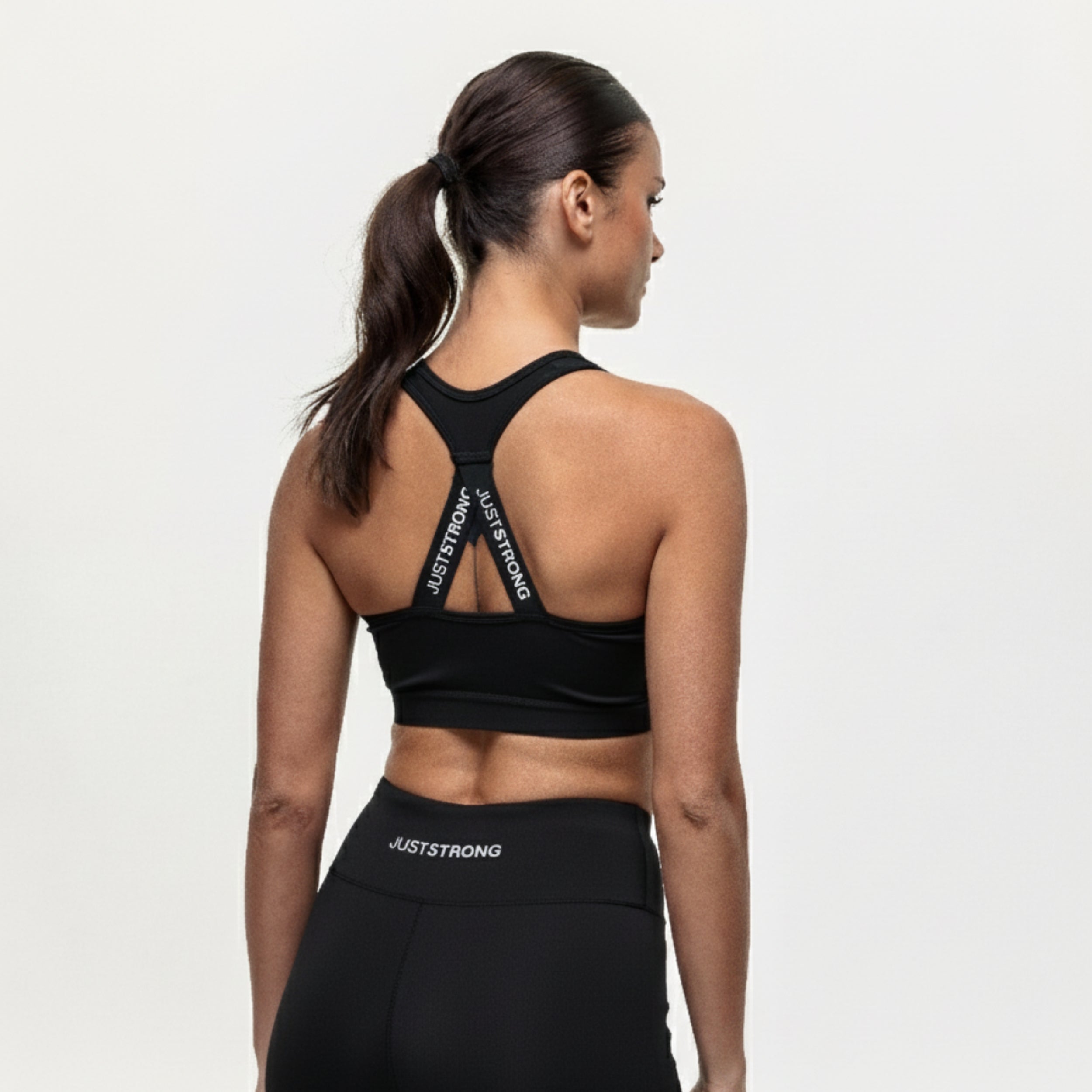 Motion Medium Support Bra - Deep Black