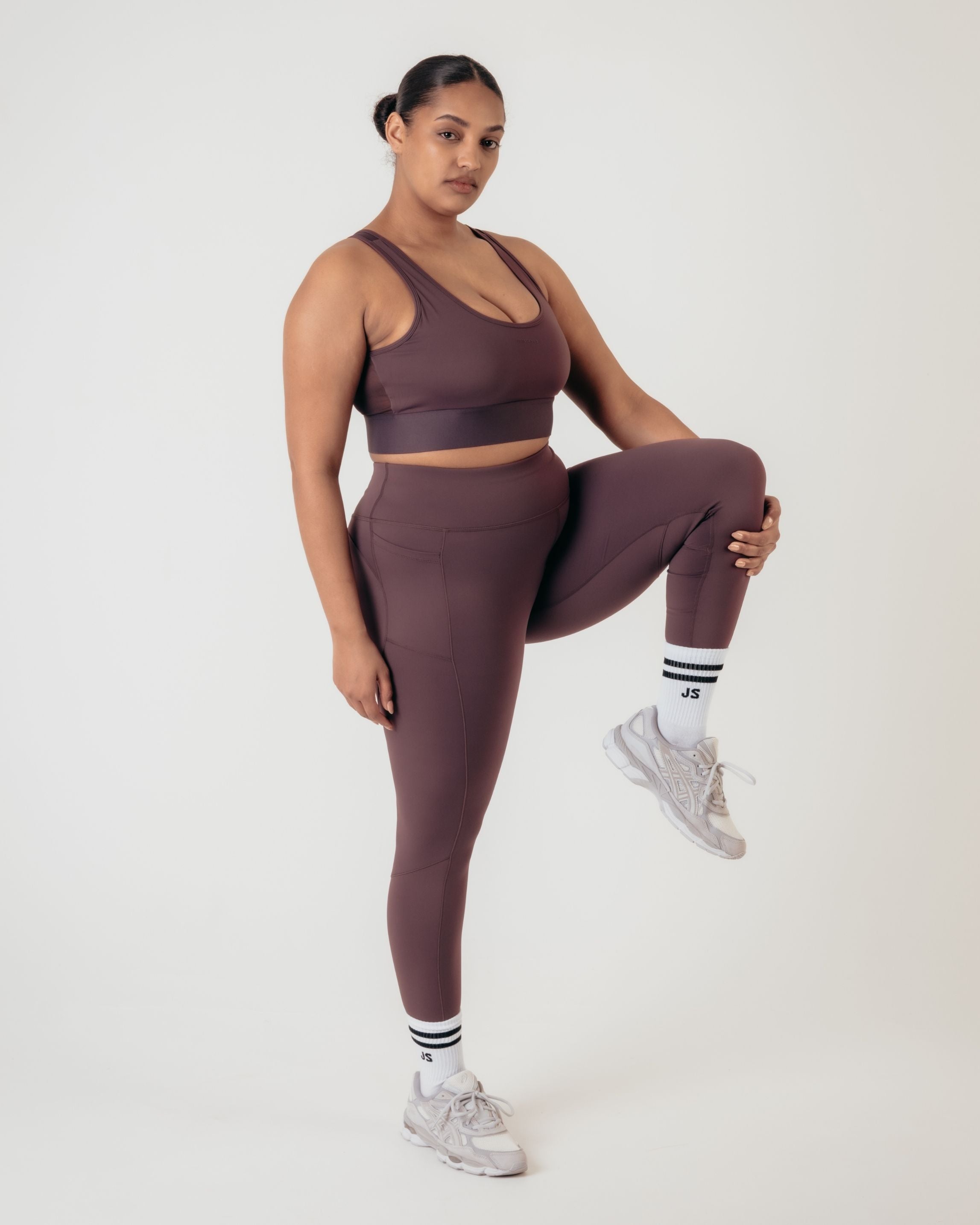 Airflow Medium Support Bra - Burgundy