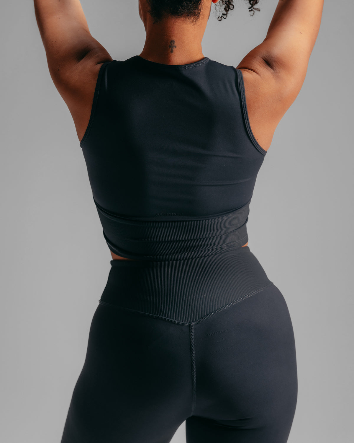 Crop Tank - Washed Black