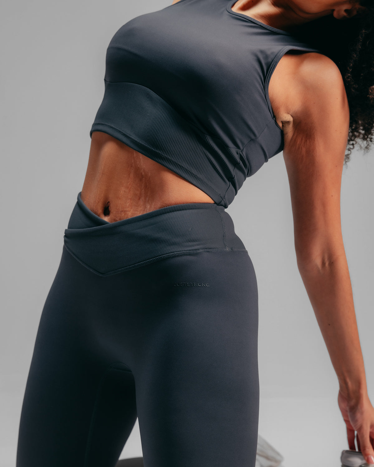 Crop Tank - Washed Black