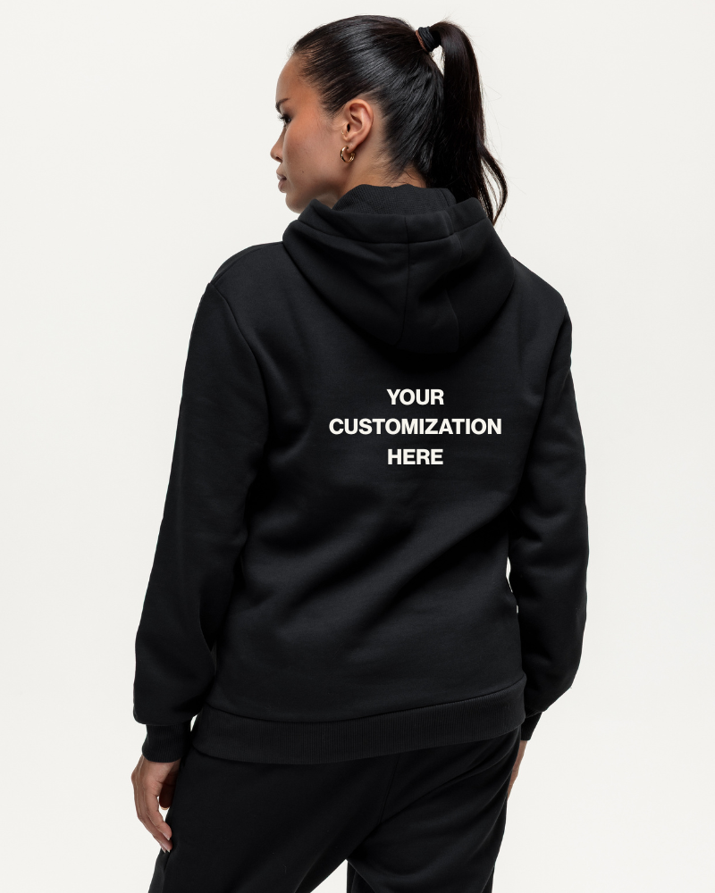 Customizable Core Hoodie - Black Onyx