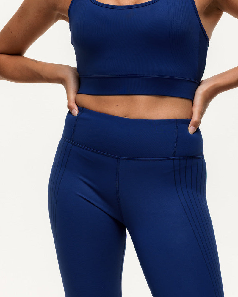 Agility Workout Leggings - True Navy