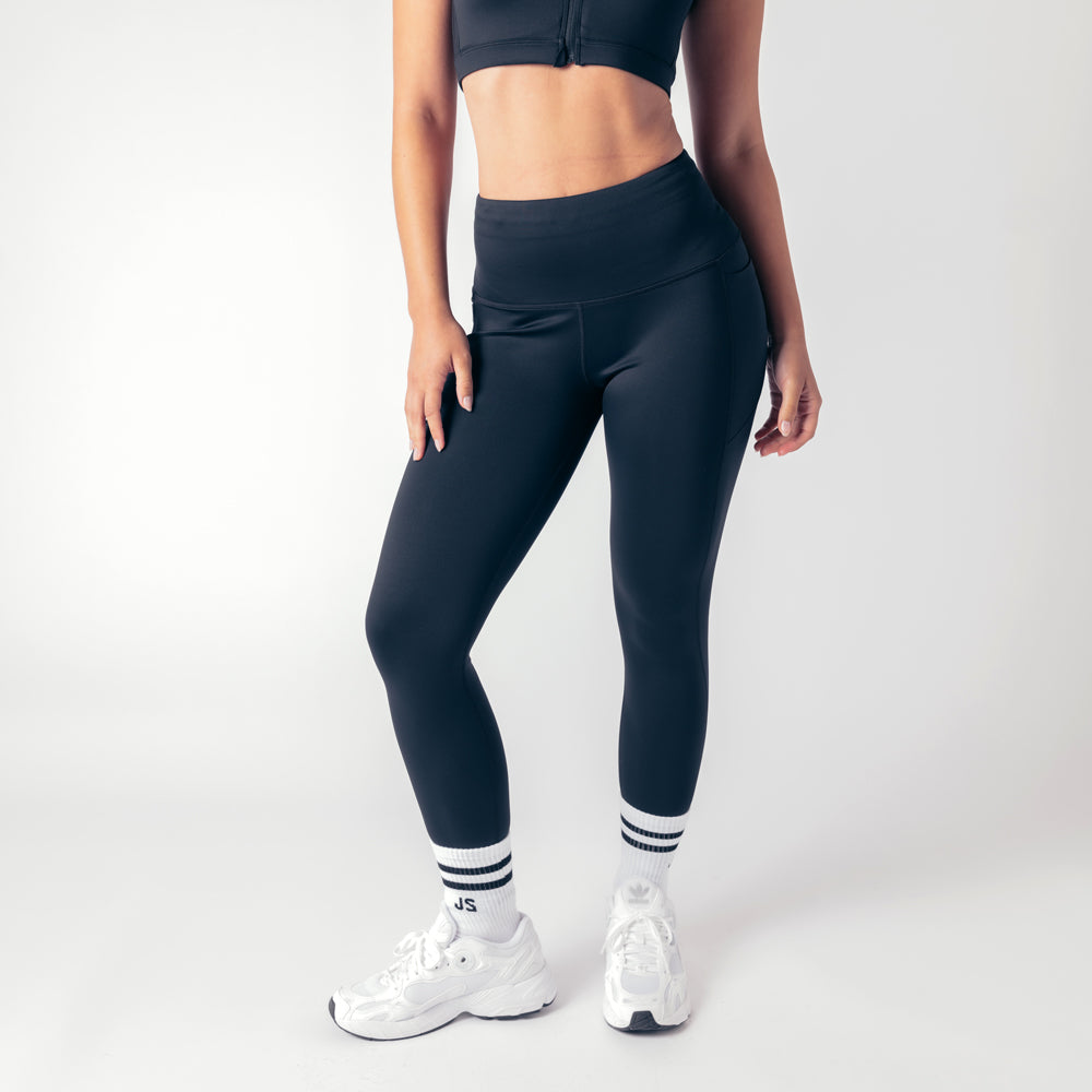 High Rise Genesis Leggings - Black Onyx