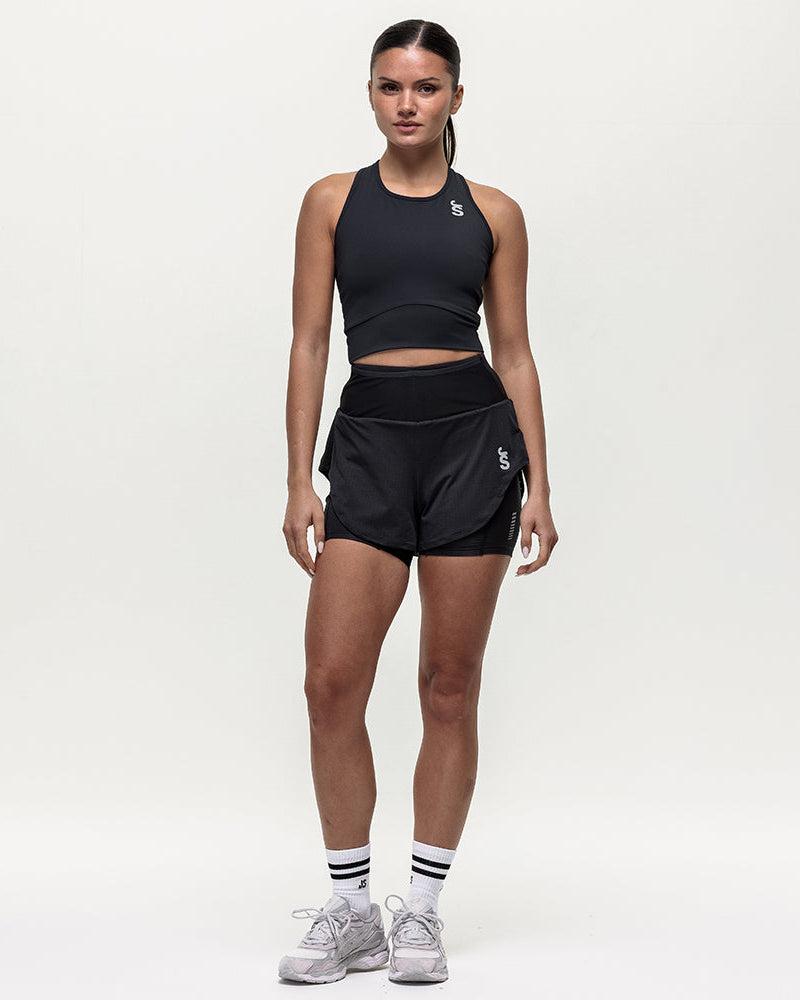 Run Mesh 2-in-1 Short - Black Onyx